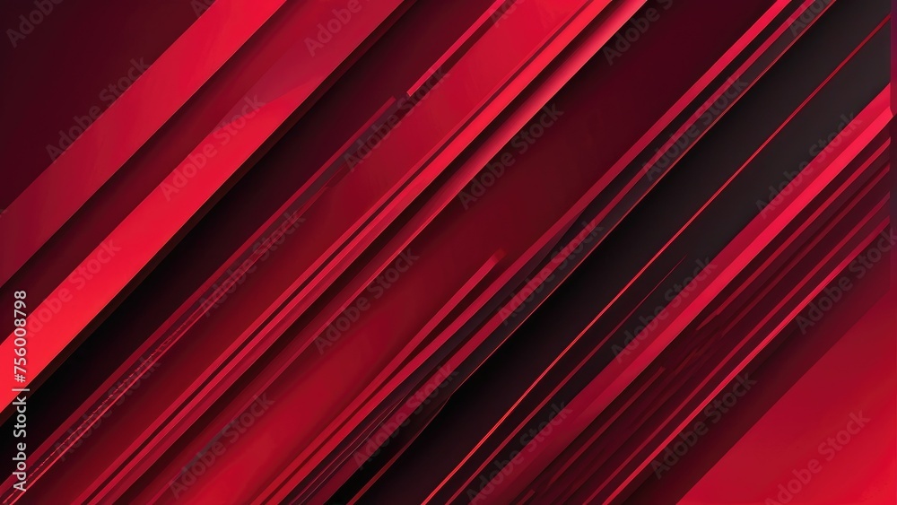 Diagonal geometric shapes in ruby red interspersed with abstract dynamic lines against an opaque background, vector design, vibrant colors, sharp edges, gradient transitions, mathematical precision Diagonal geometric shapes in ruby red interspersed with abstract dynamic lines against an opaque background, vector design, vibrant colors, sharp edges, gradient transitions, mathematical precision