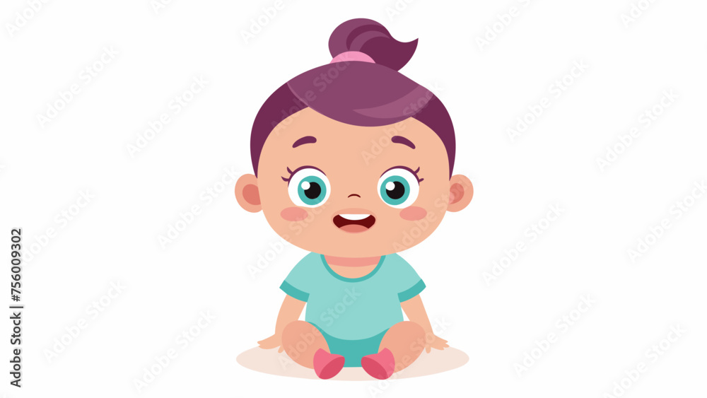 a beautiful baby cartoon vector and svg file a beautiful baby cartoon vector and svg file
