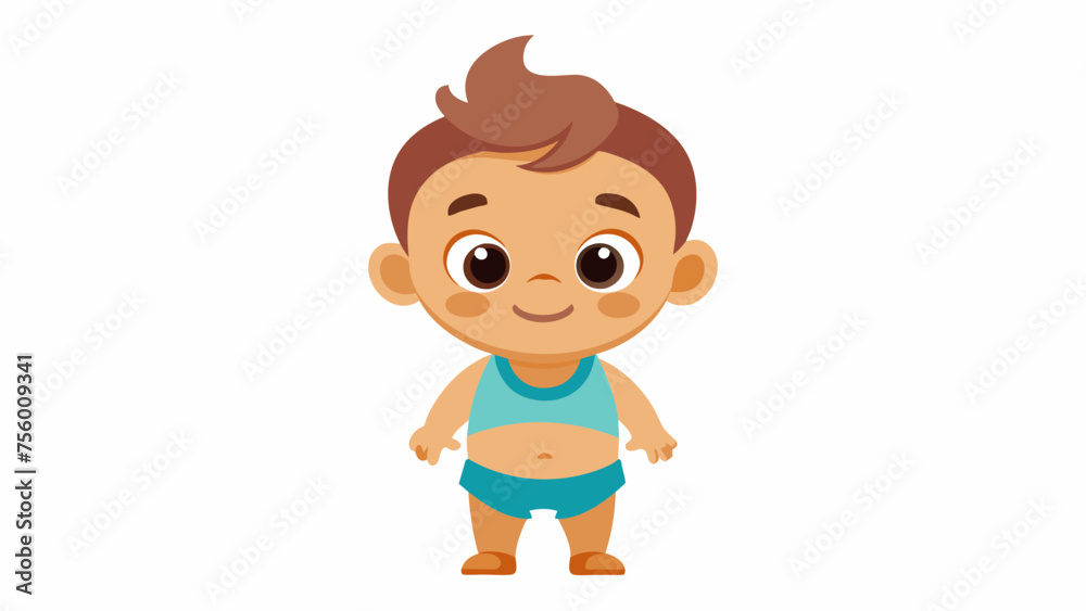 a beautiful baby cartoon vector and svg file