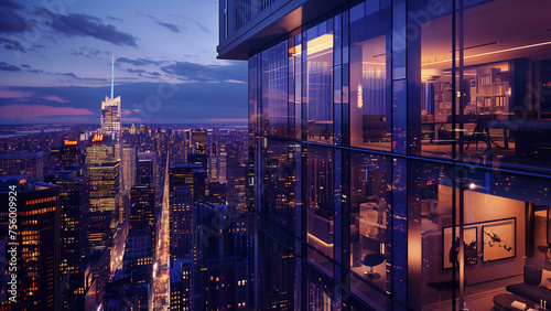City Lights: A High-Rise Perspective