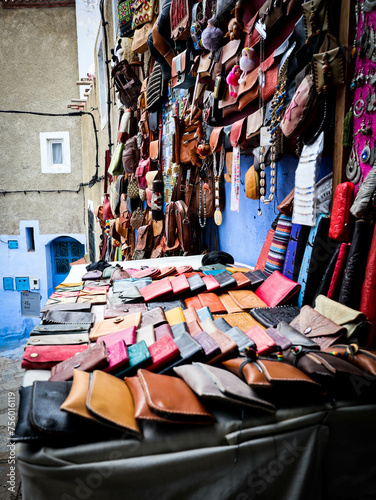 Colorful souvenir shop at Chefchaouen Morocco © Abdul Rahman
