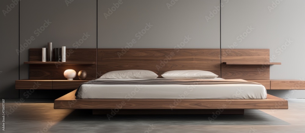 Fototapeta premium Minimalist Bedroom Furniture