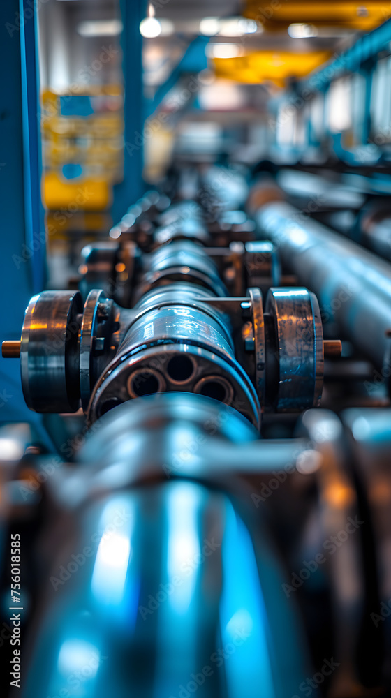 Factory Infrastructure Pressurized Metal Pipeline System