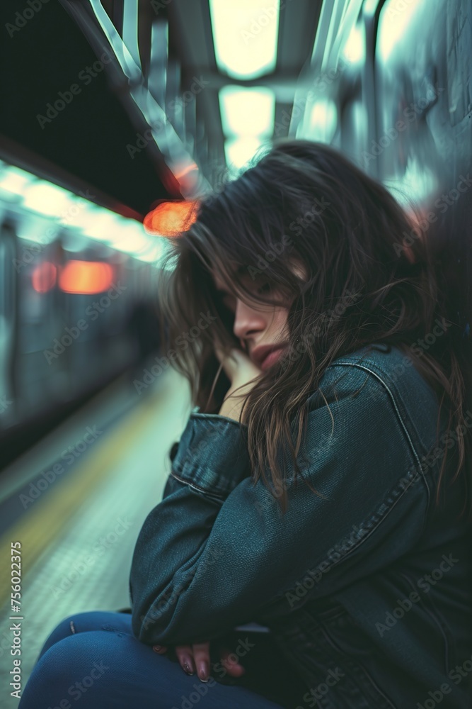 young adult woman feeling shame depressed and hopeless young adult woman feeling shame depressed and hopeless