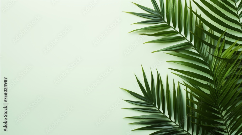 Palm leaves