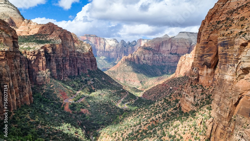 Zion Canyon Overlook, Utah, USA