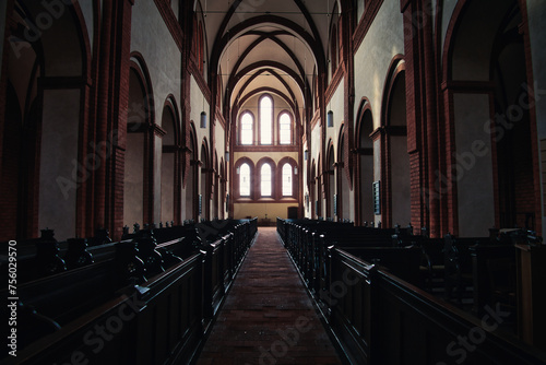 Lehnin Monastery in Brandenburg - Cloister - Church - Abbey - Germany  - Religion - Kloster