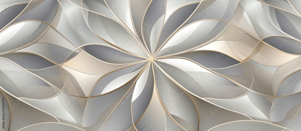 Abstract silver and gold Arabian-inspired geometric pattern for wallpapers and backgrounds in interior design. Abstract silver and gold Arabian-inspired geometric pattern for wallpapers and backgrounds in interior design.