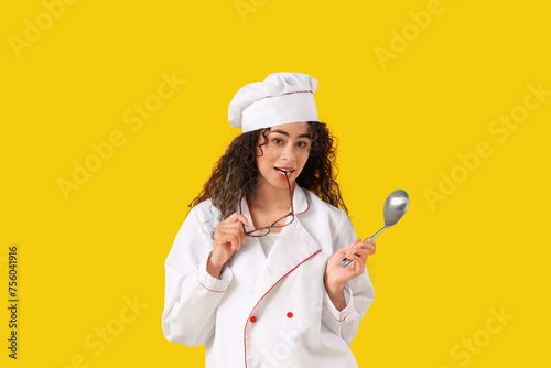 Female African-American che...