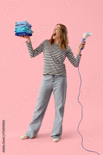 Pretty young woman with mod...