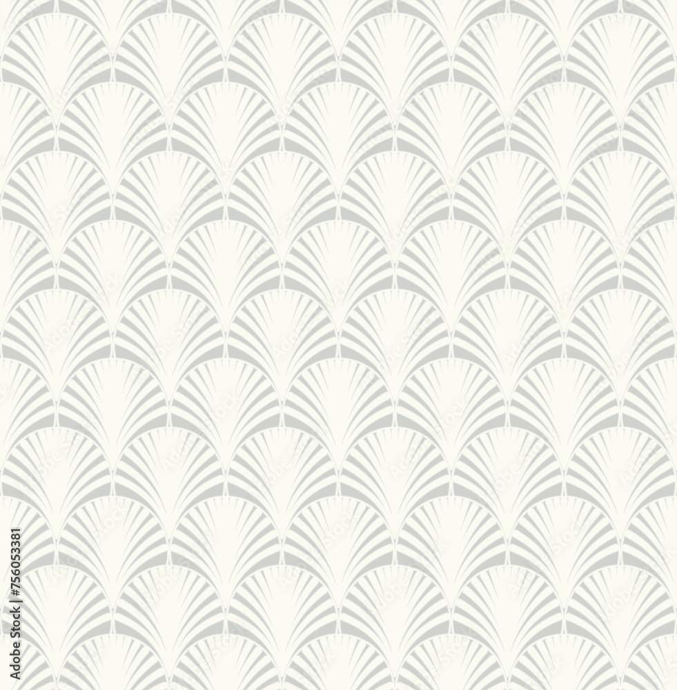 Light Nude Geometric Art Deco Pattern Design.