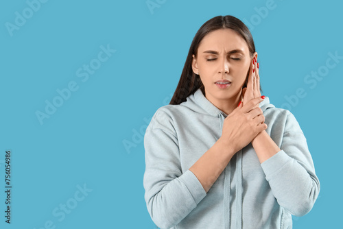 Young woman suffering from ...