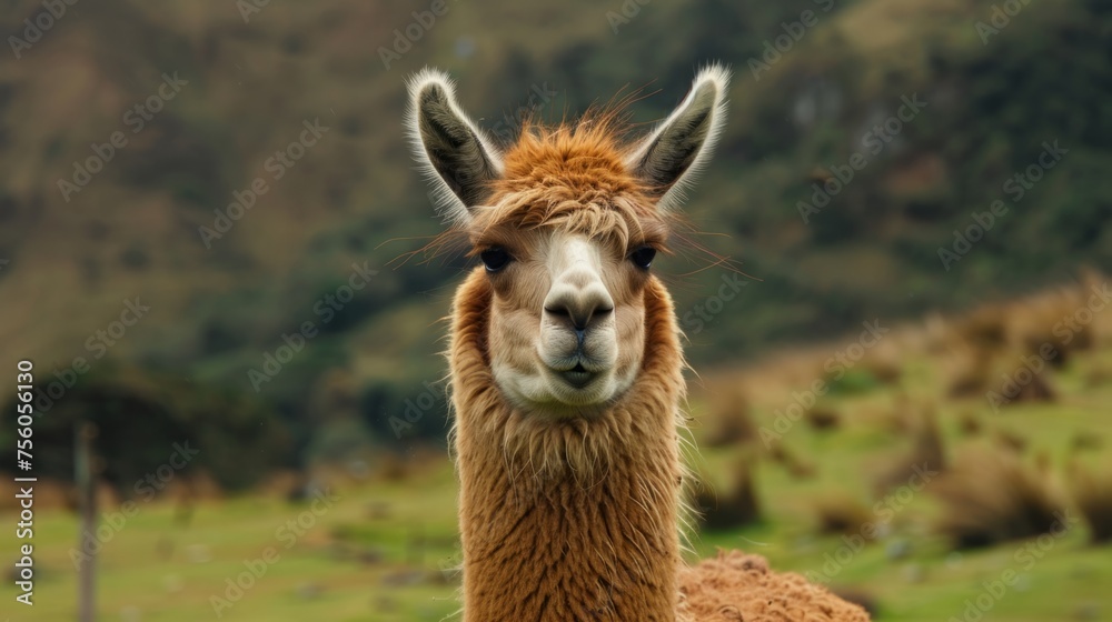 Fototapeta premium llama generative ai