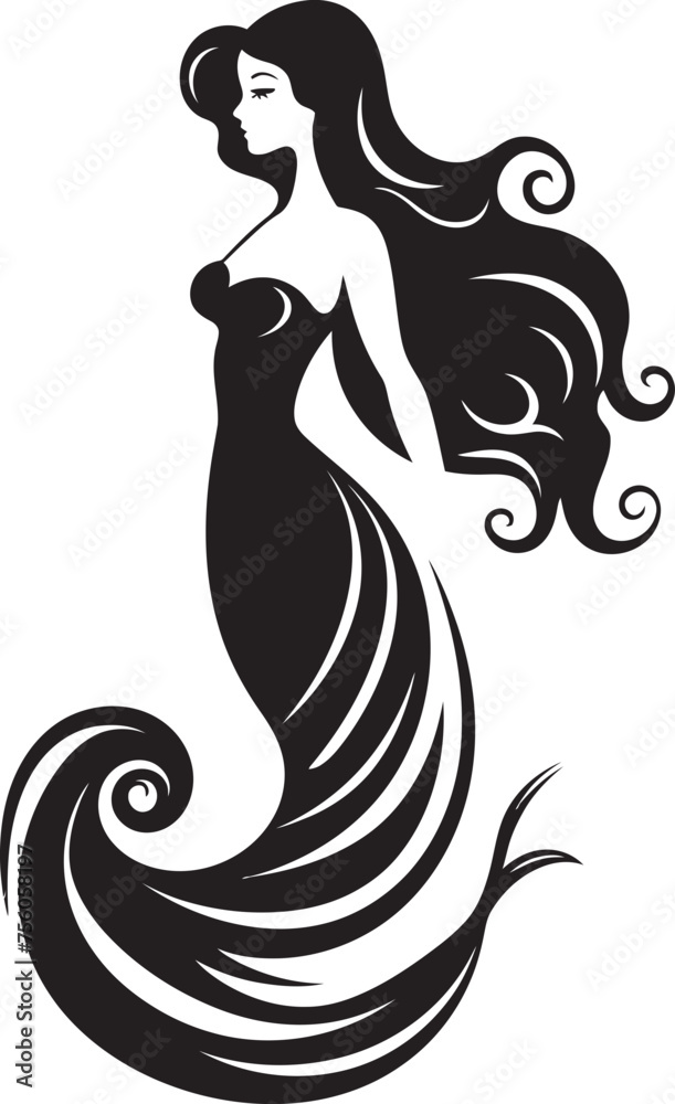 Poseidons Pearl Vector Mermaid Logo Extravaganza Oceanic Overture Vector Logo with a Beautiful Mermaid Poseidons Pearl Vector Mermaid Logo Extravaganza Oceanic Overture Vector Logo with a Beautiful Mermaid