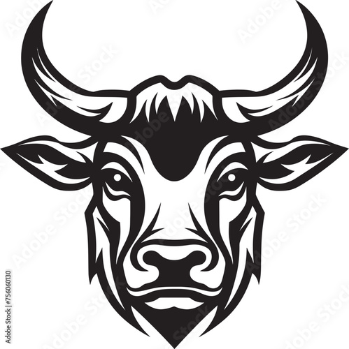 Charging Champion Full bodied Bull Vector Symbol Cartoon Bull Blitz Full Body Icon Design