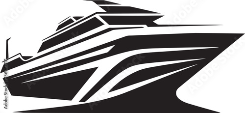 Crisp Currents Minimalist Boat Emblem Sailors Zenith Simple Boat Vector Logo