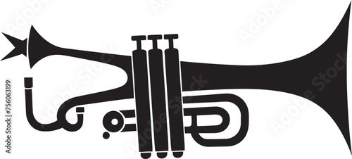 Sonic Elegance Music Trumpet Symbol Brass Blast Dynamic Trumpet Icon