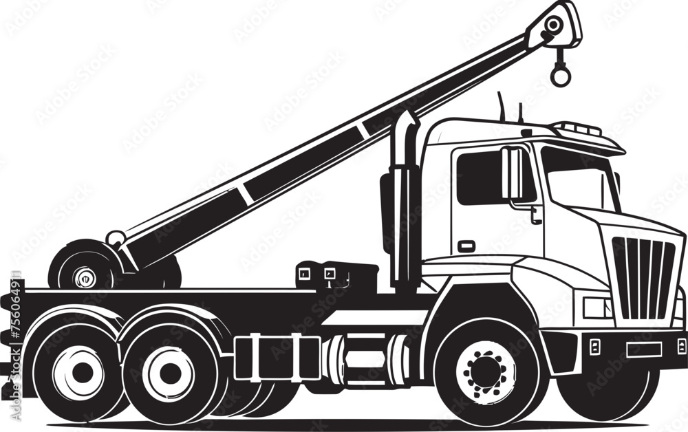 Mighty Movers Truck Crane Vector Logo Lift Logic Crane Truck Icon Symbol Mighty Movers Truck Crane Vector Logo Lift Logic Crane Truck Icon Symbol