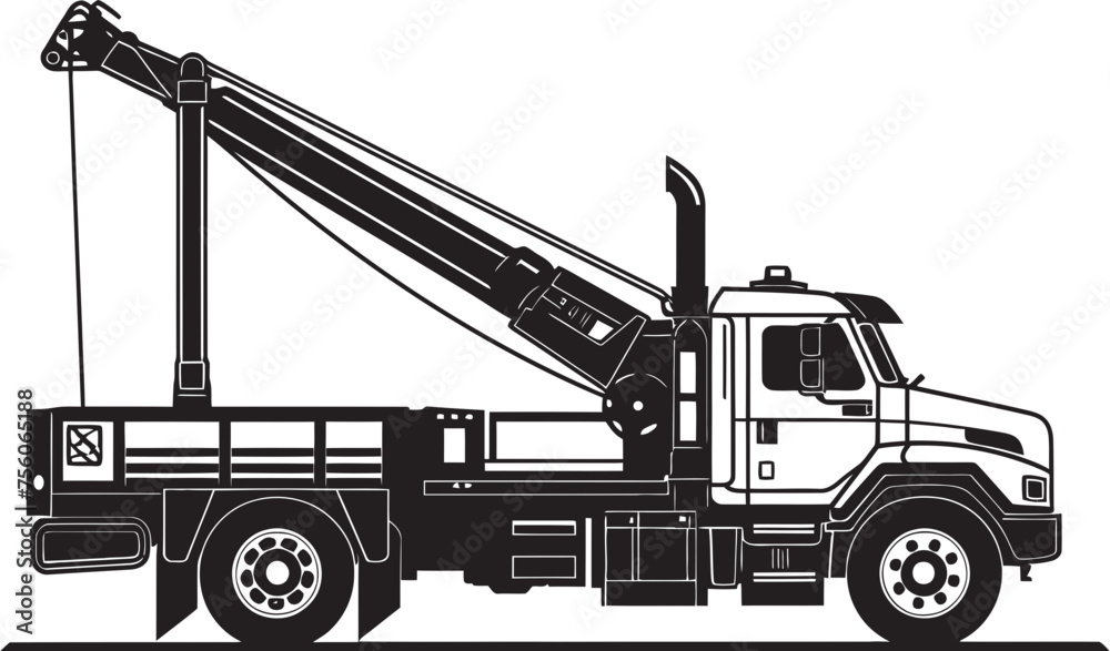 Mighty Movers Crane Truck Icon Vector Skyward Solutions Truck Crane Logo Emblem Mighty Movers Crane Truck Icon Vector Skyward Solutions Truck Crane Logo Emblem