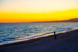 Sunset Stroll on the Promenade des Anglais, Nice, France