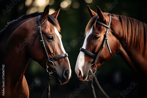 photography of a freedom horses, epic moment