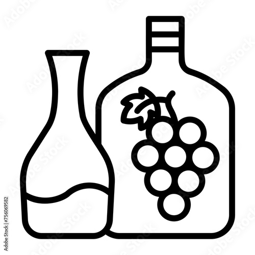 homemade wine icon