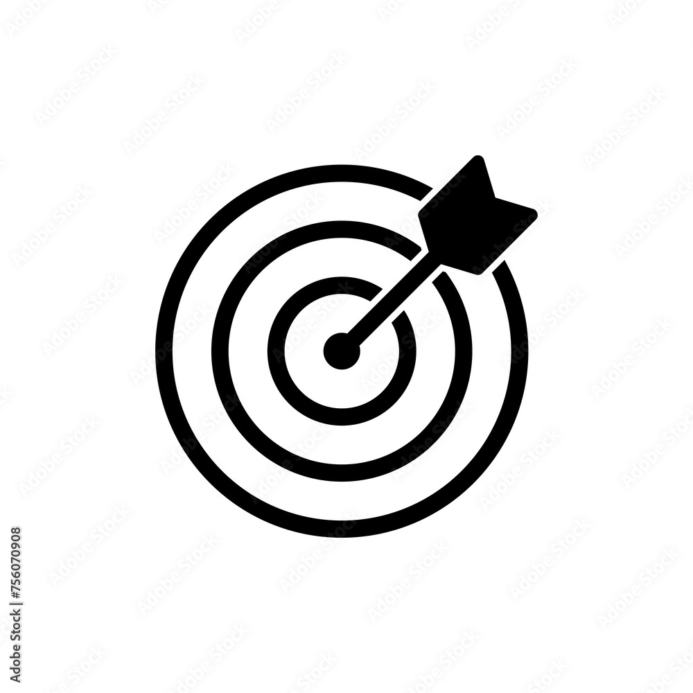 Target icon vector isolated on white background. Target vector icon. goal icon. marketing target. Aim Target icon vector isolated on white background. Target vector icon. goal icon. marketing target. Aim