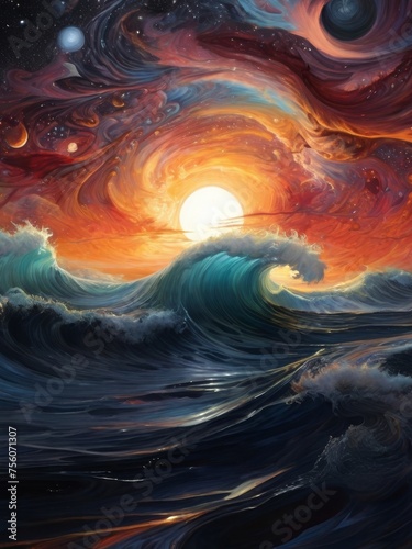 cosmic wave background © YudhiaAsta