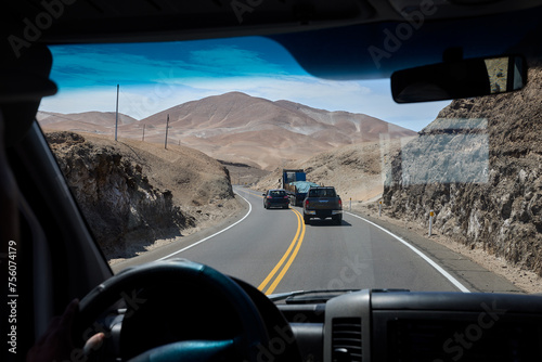 The Pan-American Highway in Peru is a segment of the larger Pan-American Highway system, which is one of the longest road networks in the world, spanning from Prudhoe Bay, Alaska, to Ushuaia. photo