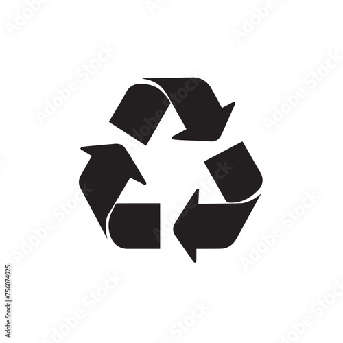 Recycle in cartoon, doodle style. Image for t-shirt, web, mobile apps and ui. Isolated 2d vector illustration in logo, icon, sketch style, Eps 10. AI Generative