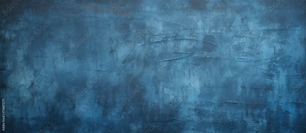 A detailed shot of an electric blue wall with a blurred background, showcasing intricate patterns and textures. The darkness enhances the vibrant color, contrasting with the warm wood tones A detailed shot of an electric blue wall with a blurred background, showcasing intricate patterns and textures. The darkness enhances the vibrant color, contrasting with the warm wood tones