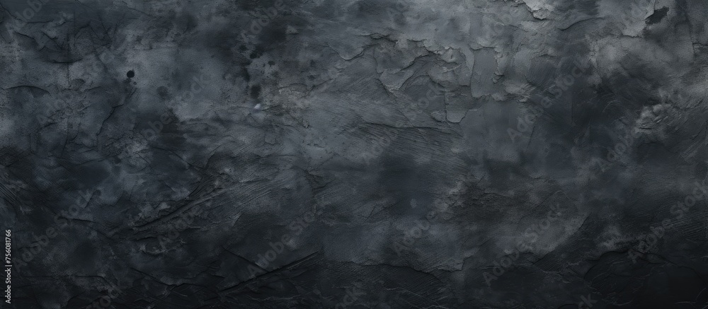 Obraz premium Grey smoke billows out of a hole in the ground on a monochrome background. The darkness enhances the pattern of the smoke, creating a striking monochrome photo
