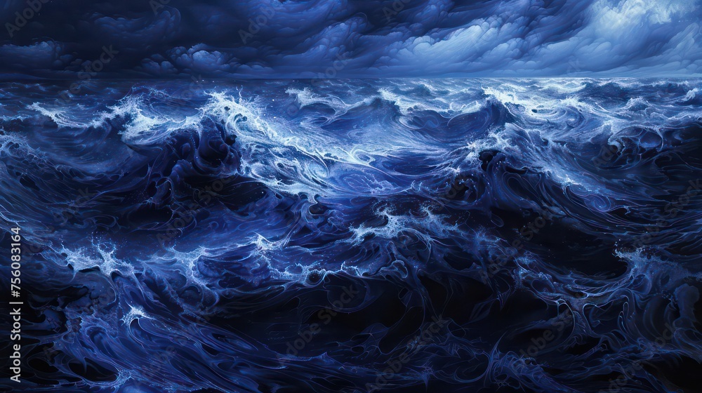 dark blue waves, abstract blue background with bubbles dark blue waves, abstract blue background with bubbles