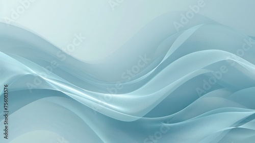 digital illustration background, modern abstract waves, light blue colors, low opacity