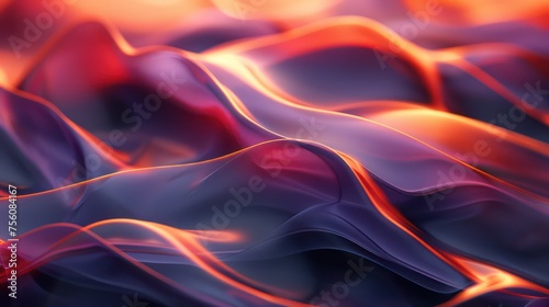 abstract blurred background, dark colors, waves organic shapes and curved lines