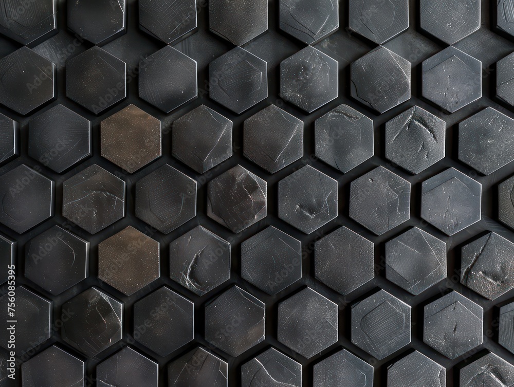 hexagonal texture, black grey hexagonal texture, black grey