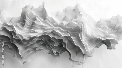 pencil drawn abstract texture on white background photo