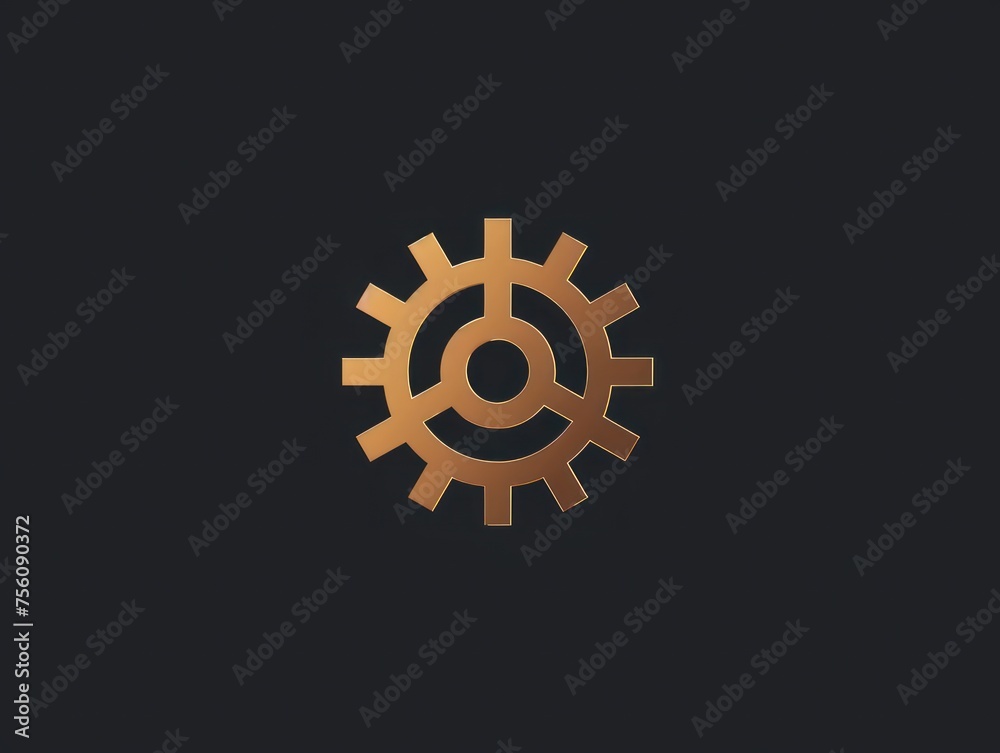 logo for a company that manufactures steel structures, gears mechanics logo for a company that manufactures steel structures, gears mechanics