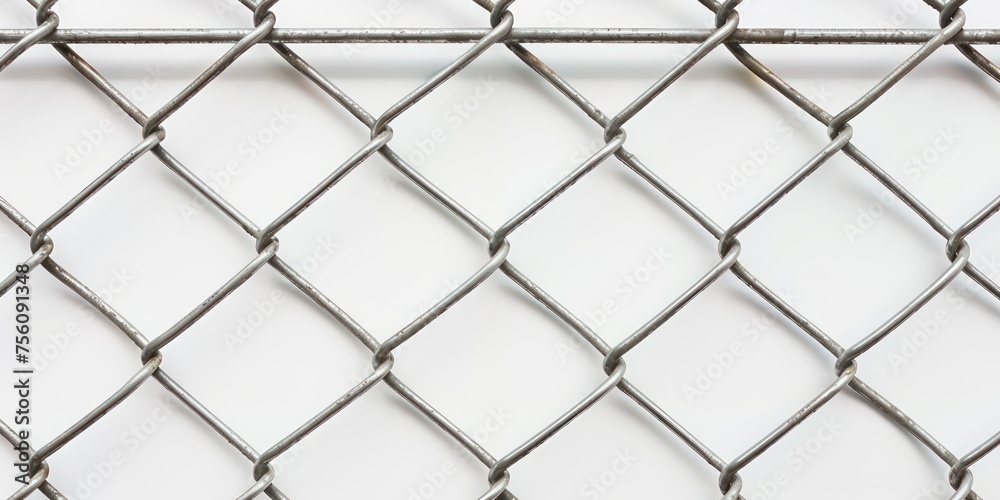 chain link fence on the white background chain link fence on the white background
