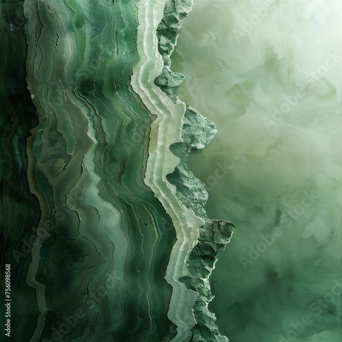 green stone layers surface for Abstract Background © Maizal