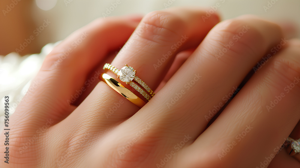 Two gold wedding rings lie on a soft pink surface with a delicate white ribbon, symbolizing eternal love and commitment.
Two gold wedding rings lie on a soft pink surface with a delicate white ribbon, symbolizing eternal love and commitment.