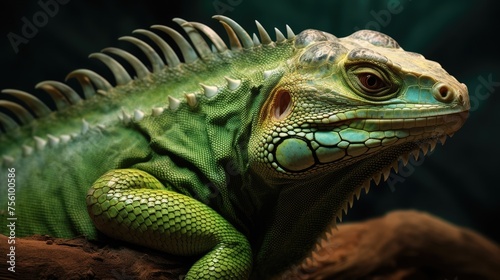Green iguana photo photo