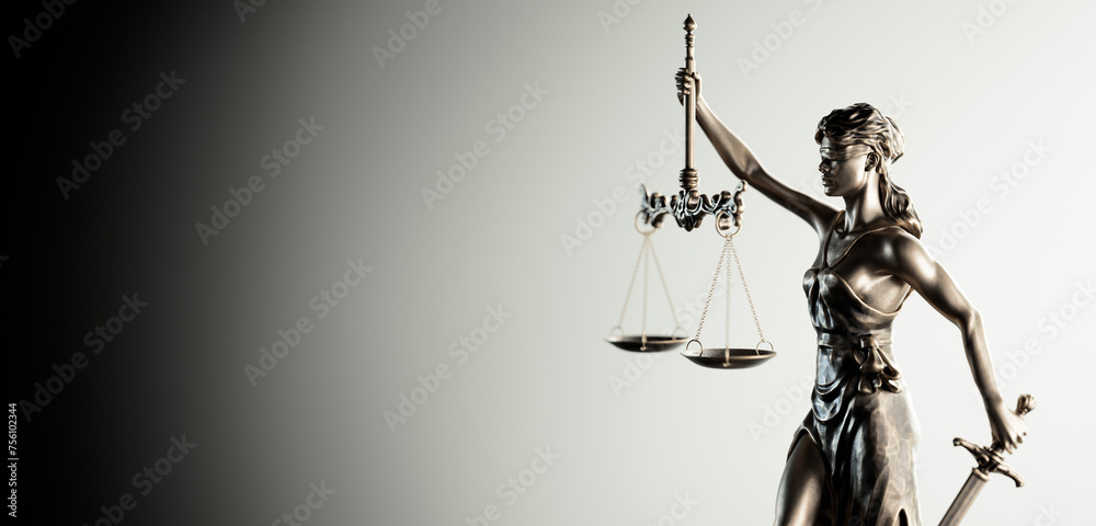 Legal Concept: Themis is Goddess of Justice and law Legal Concept: Themis is Goddess of Justice and law