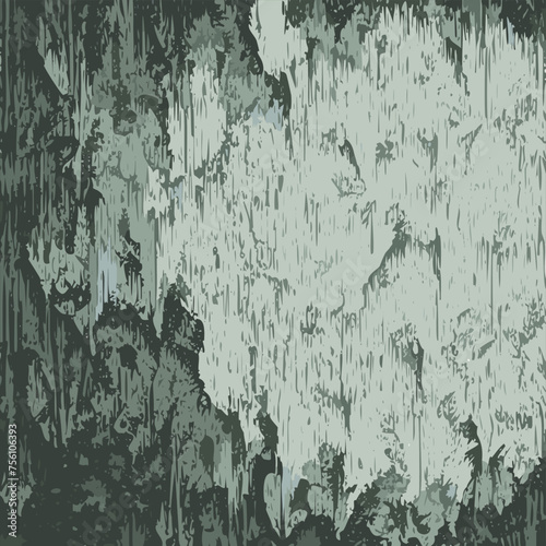 Abstract light and dark green grunge texture
