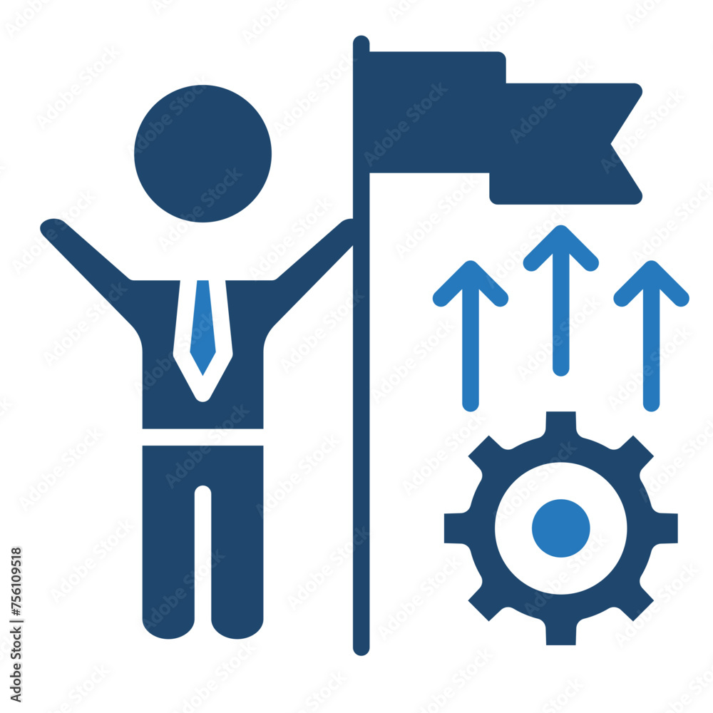 Leadership Skills icon line vector illustration Leadership Skills icon line vector illustration