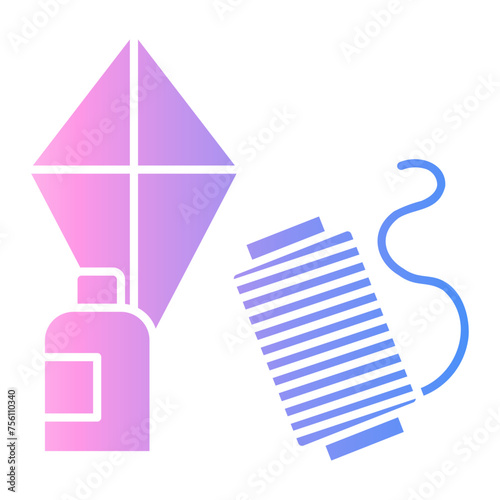 homemade kite icon