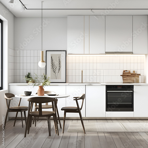 modern Scandinavian kitchen