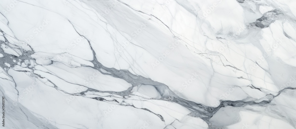 Obraz premium White marble texture background, abstract white stone surface, tiled marble texture.