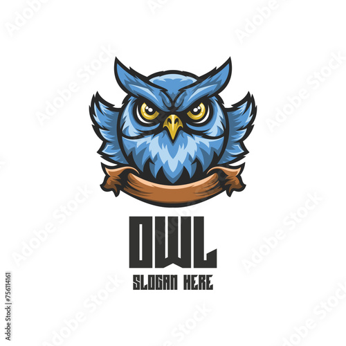 Illustration Owl Mascot Logo Illustration