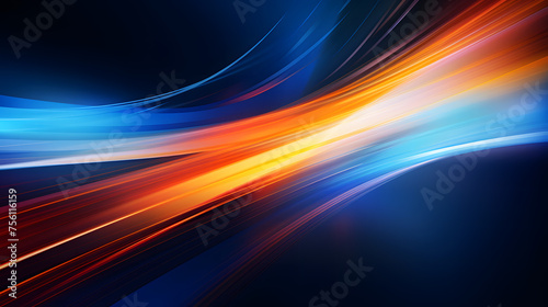 Abstract background with light streaks